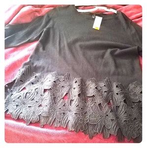 Lane Bryant tops with lace. Size 14/16. Brand new
